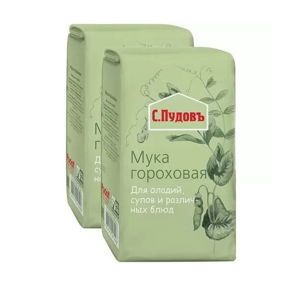 Мука гороховая С.Пудовъ 2x400 г