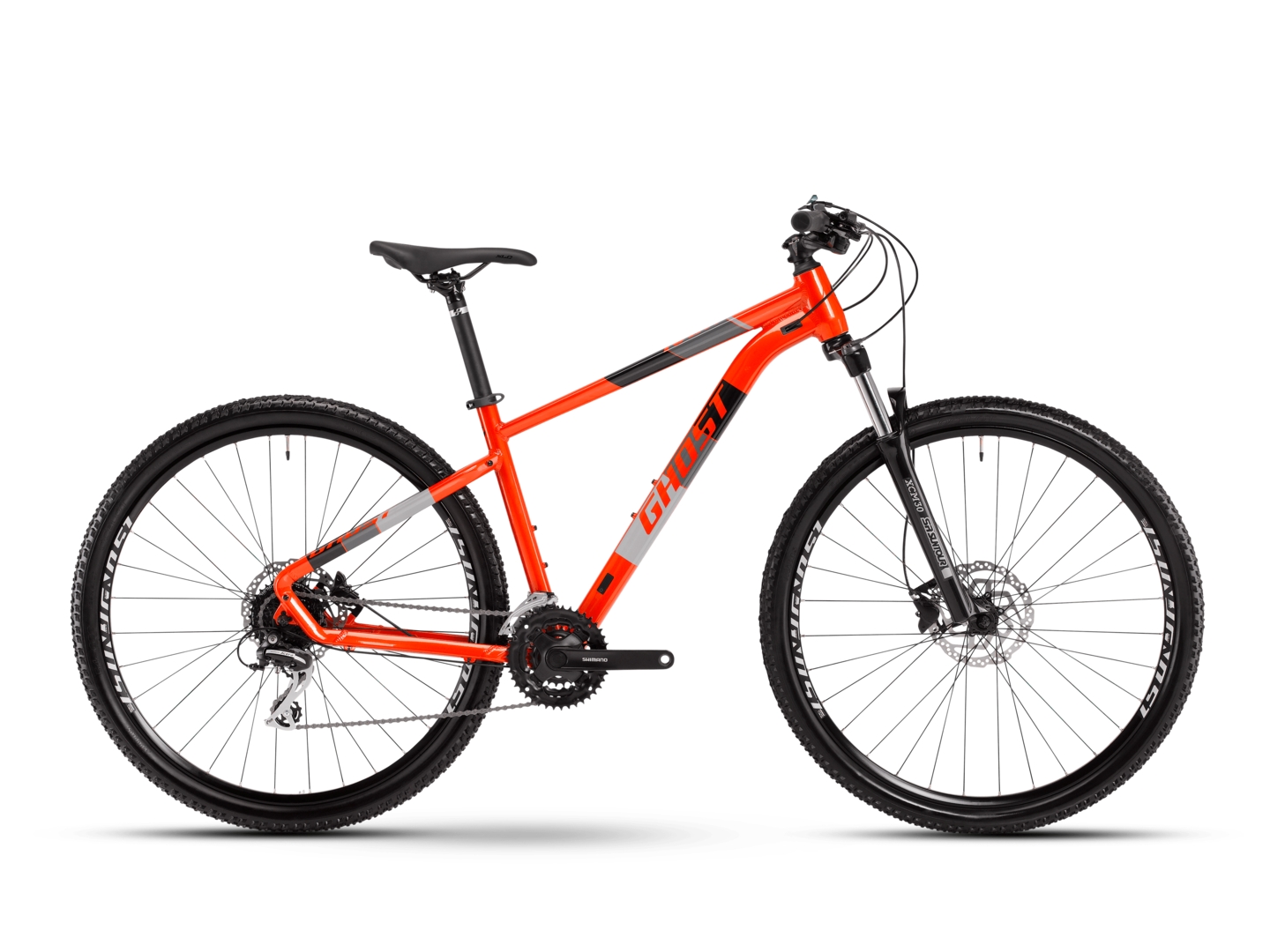 фото Горный велосипед ghost kato essential 29, год 2021, цвет красный-черный, ростовка 17.5