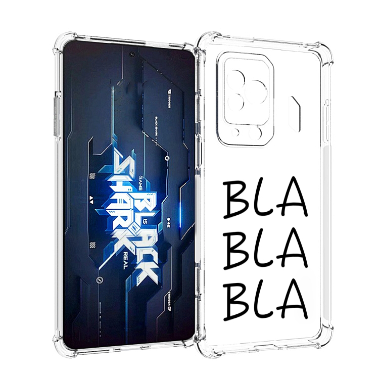 

Чехол MyPads Bla-Bla для Xiaomi Black Shark 5 Pro, Прозрачный, Tocco