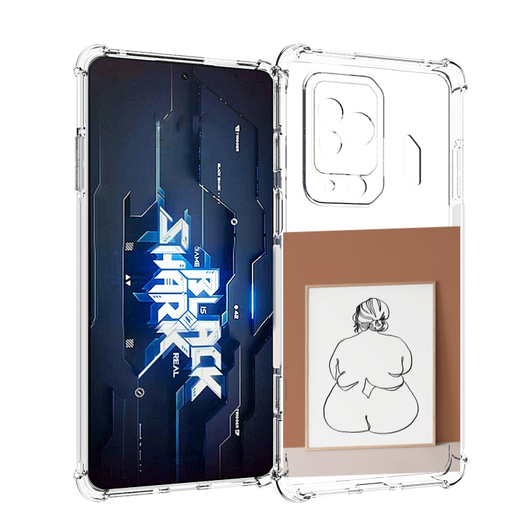

Чехол MyPads Body Positive Female Figure Line Art женский для Xiaomi Black Shark 5 Pro, Прозрачный, Tocco