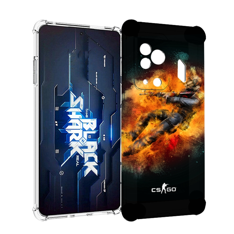 

Чехол MyPads CS-go-Контр-террорист мужской для Xiaomi Black Shark 5 Pro, Прозрачный, Tocco