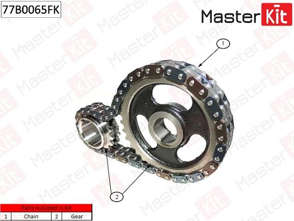 

Ремкомплект ГРМ MASTERKIT 77b0065fk