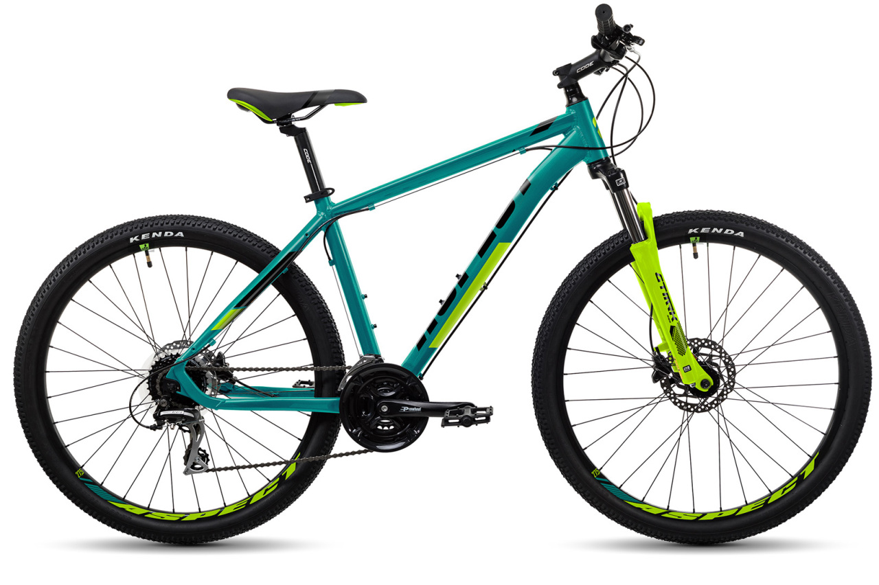 Горный велосипед Aspect Legend 27.5, год 2023, цвет Зеленый-Черный, ростовка 18