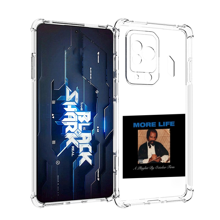 

Чехол MyPads Drake - More Life для Xiaomi Black Shark 5 Pro, Прозрачный, Tocco