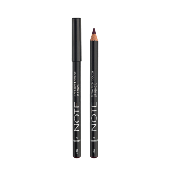 Карандаш для губ Note Ultra Rich Color Lip Pencil, 1,1 г note cosmetics карандаш насыщенного а для глаз 01 ultra rich color eye pencil 1 1 г