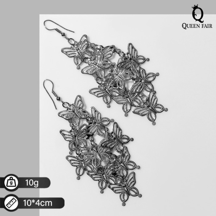 

Серьги шандельеры из бижутерного сплава Queen fair 9679617, 9679617