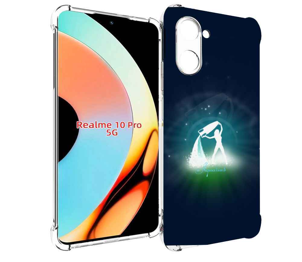 

Чехол бампер MyPads знак зодиака водолеи 1 для Realme 10 Pro пр..., Прозрачный, Tocco