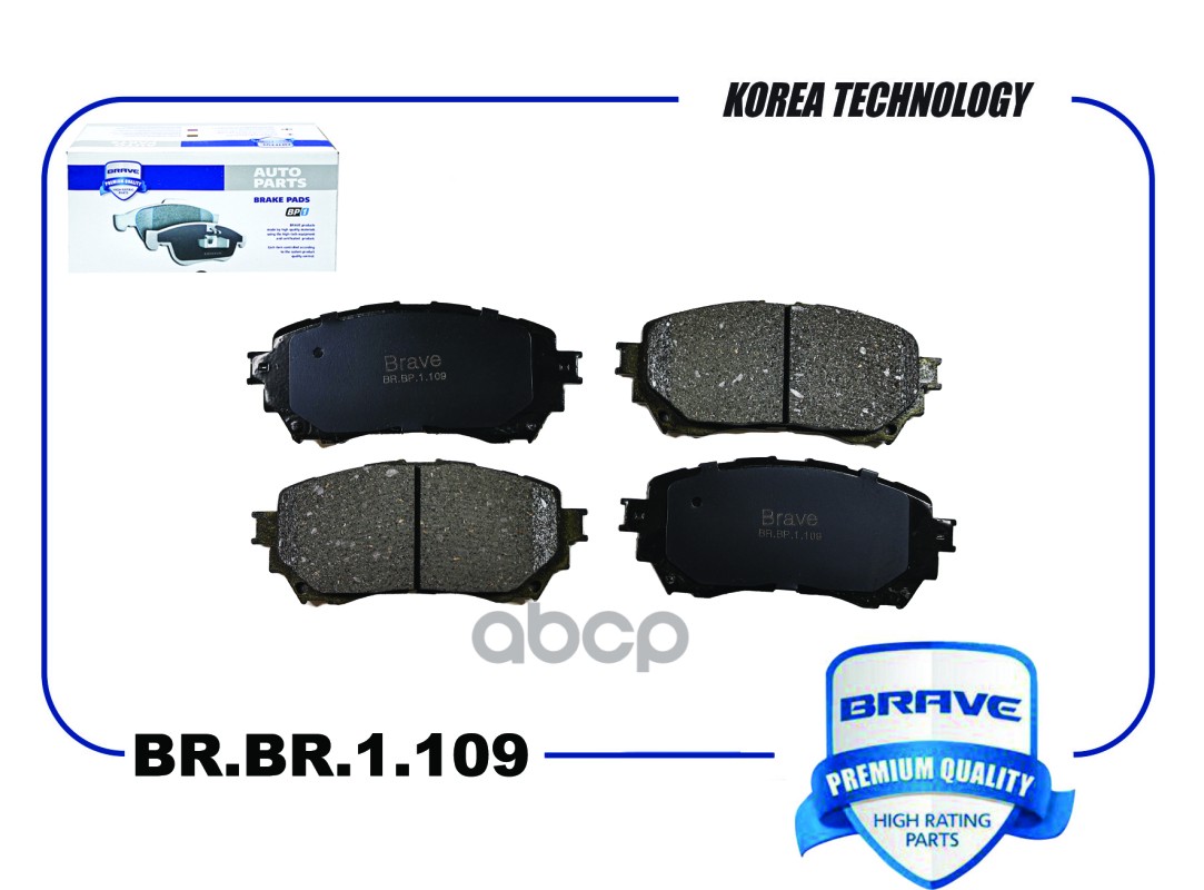 

К-т торм. колодок fr ma 6 12- BRAVE BRBP1109