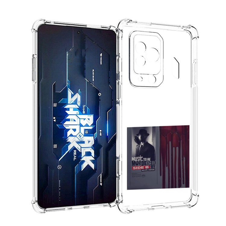 

Чехол MyPads Eminem MUSIC TO BE MURDERED BY для Xiaomi Black Shark 5 Pro, Прозрачный, Tocco