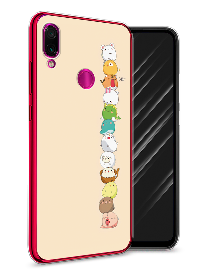 

Чехол Awog на Xiaomi Redmi Note 7 "Питомцы Чиби", Разноцветный, 34750-2