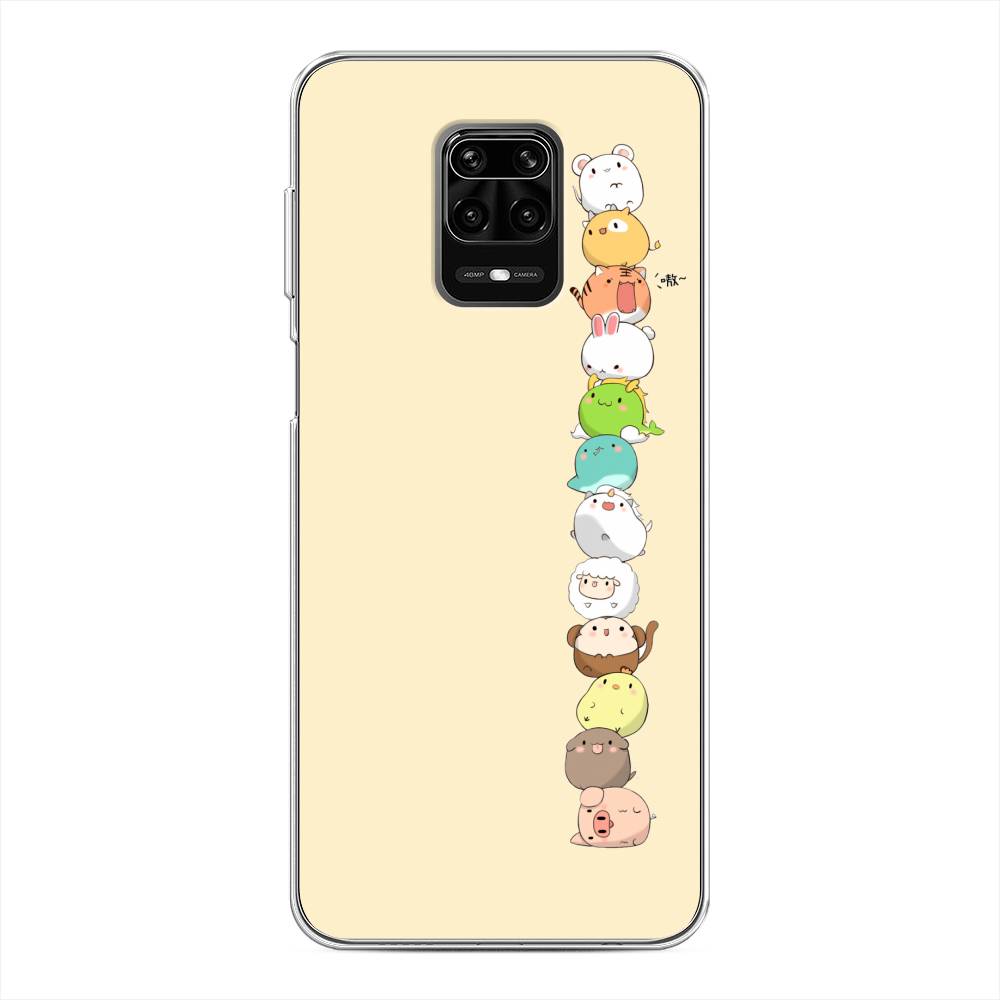 фото Чехол awog "питомцы чиби" для xiaomi redmi note 9s