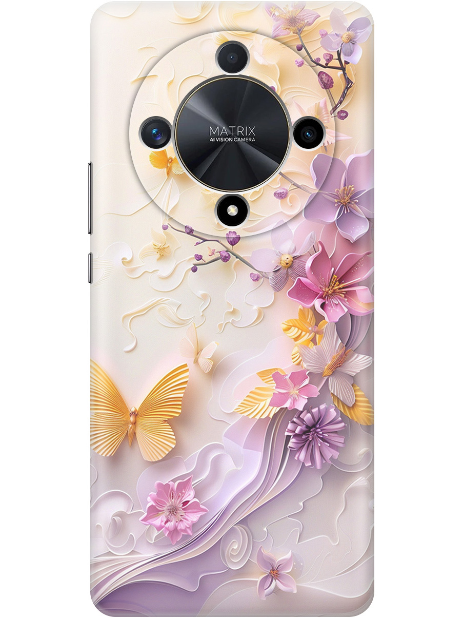 

Силиконовый чехол на Honor X9b/X50 с принтом "Оранжевые бабочки", Прозрачный;белый;оранжевый;фиолетовый, 781974323