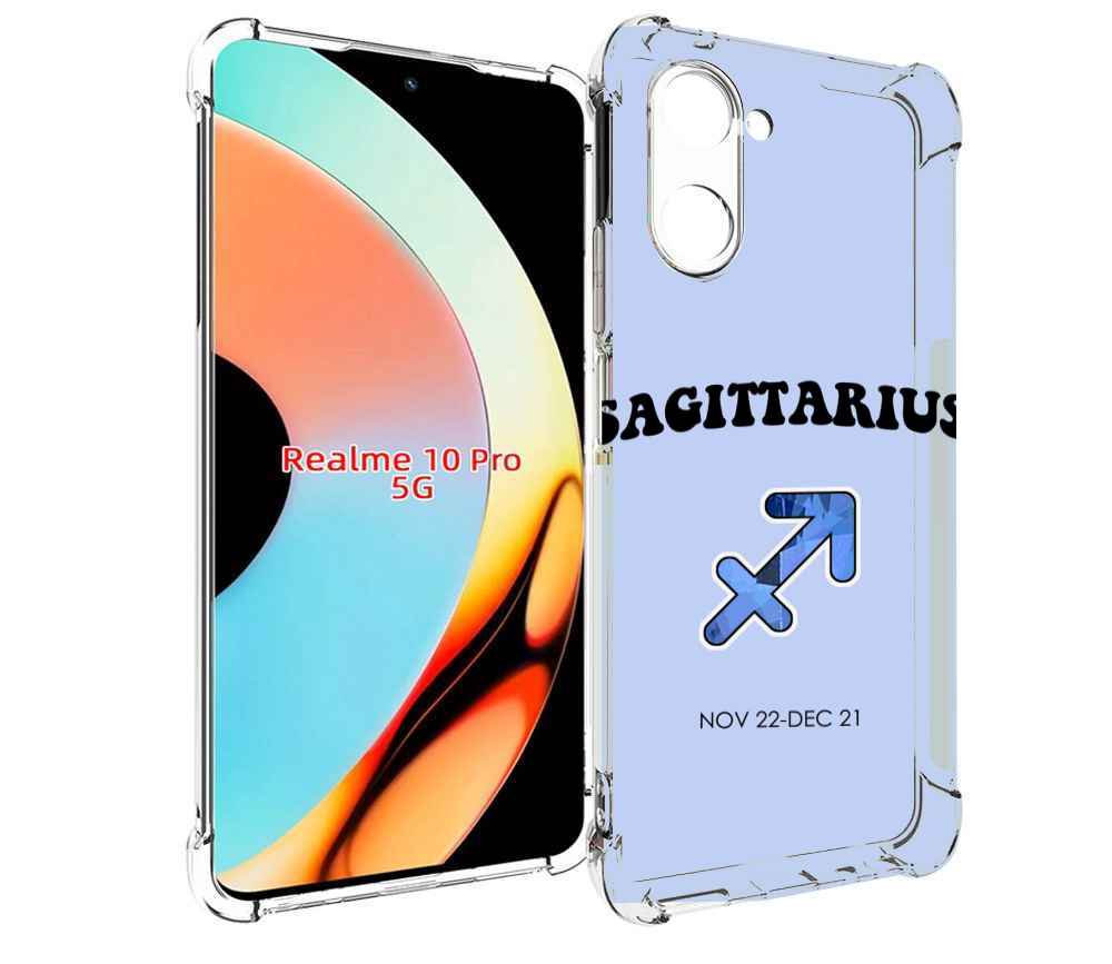 

Чехол бампер MyPads знак зодиака стрелец 1 для Realme 10 Pro про..., Прозрачный, Tocco