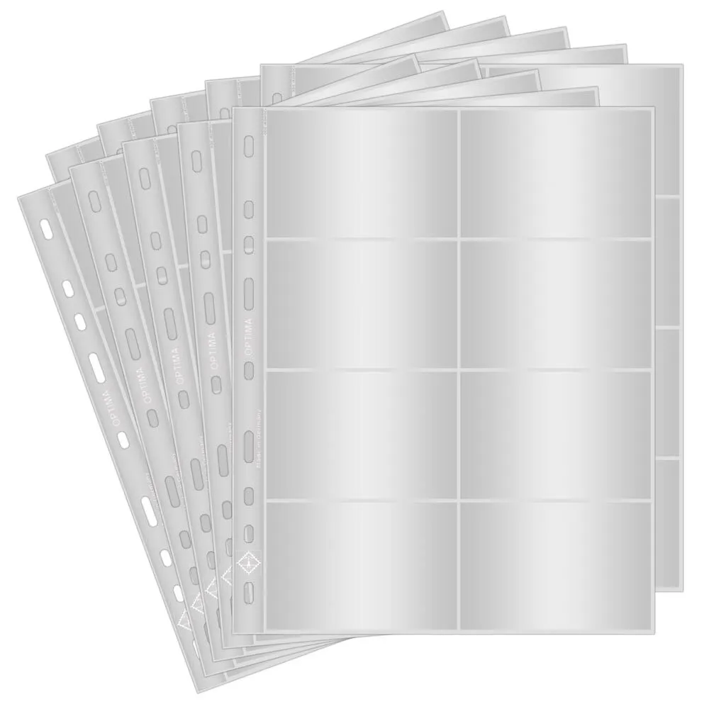 

Листы Leuchtturm328118 Optima 4VC на 8 банкнот в альбом Optima