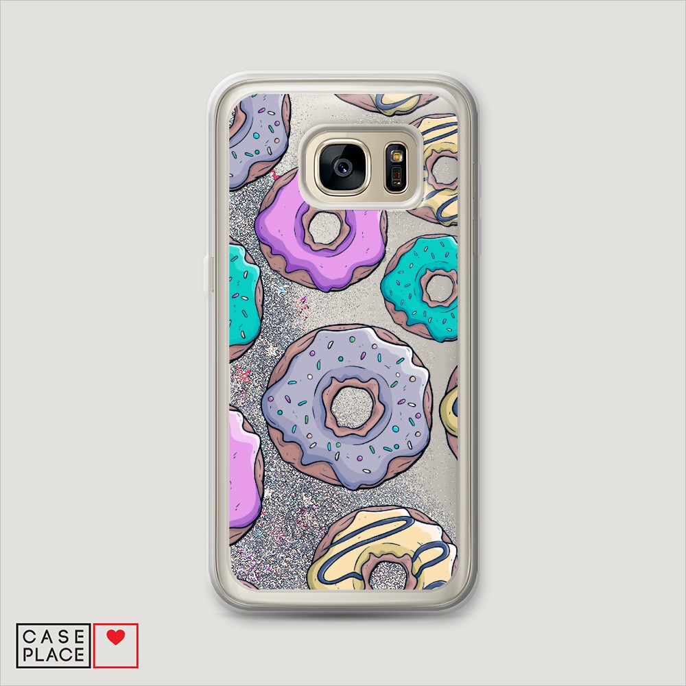 

Чехол Awog на Samsung Galaxy S6 "Разноцветные пончики в глазури 2", Разноцветный, 24391-1
