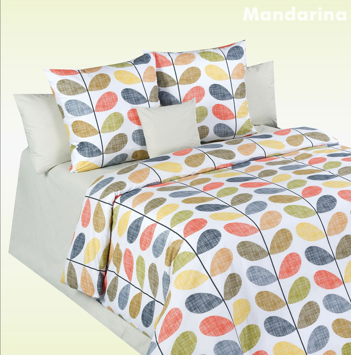 

Постельное белье Cotton Dreams Mandarina, 70x70 (семейное)