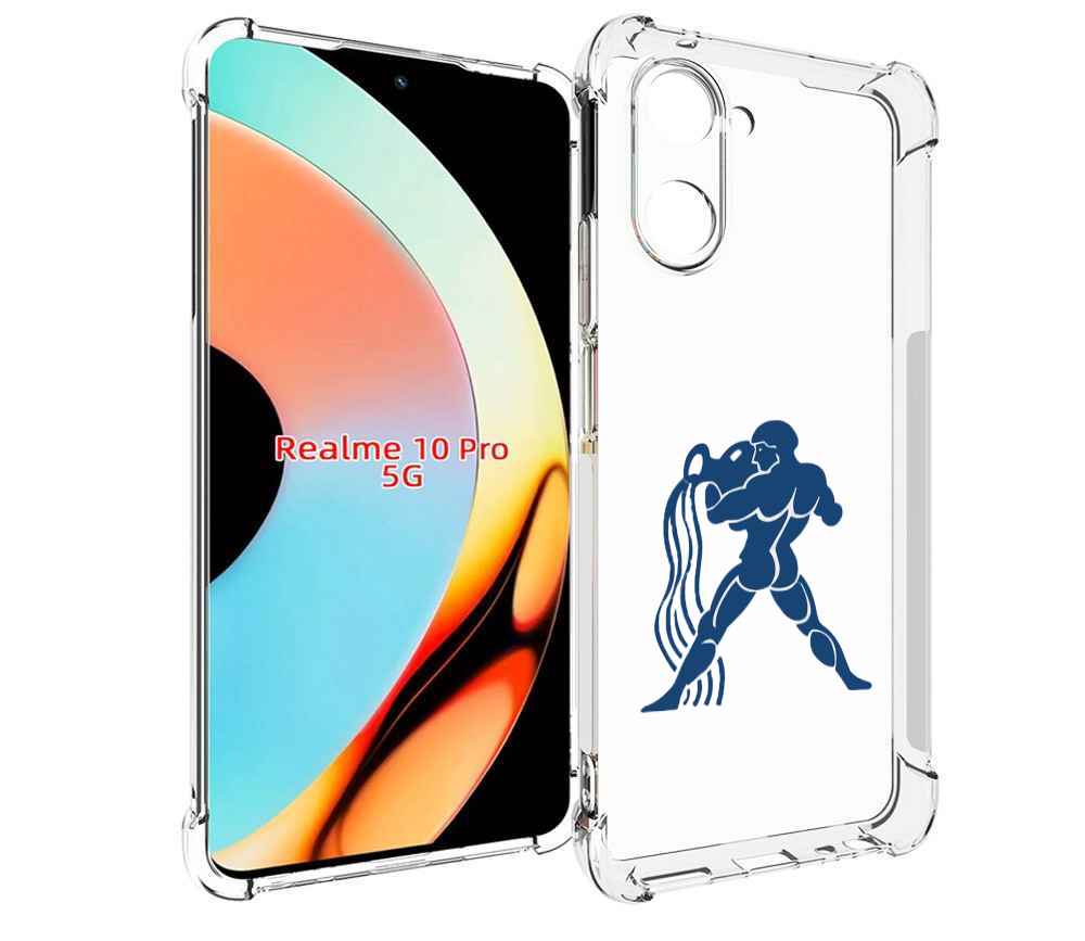 

Чехол бампер MyPads знак-зодиака-водолей7 для Realme 10 Pro прот..., Прозрачный, Tocco