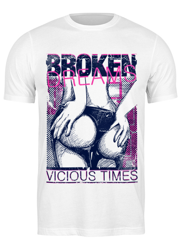 

Футболка мужская Broken dreams 2652020 Printio белая XL, Broken dreams 2652020