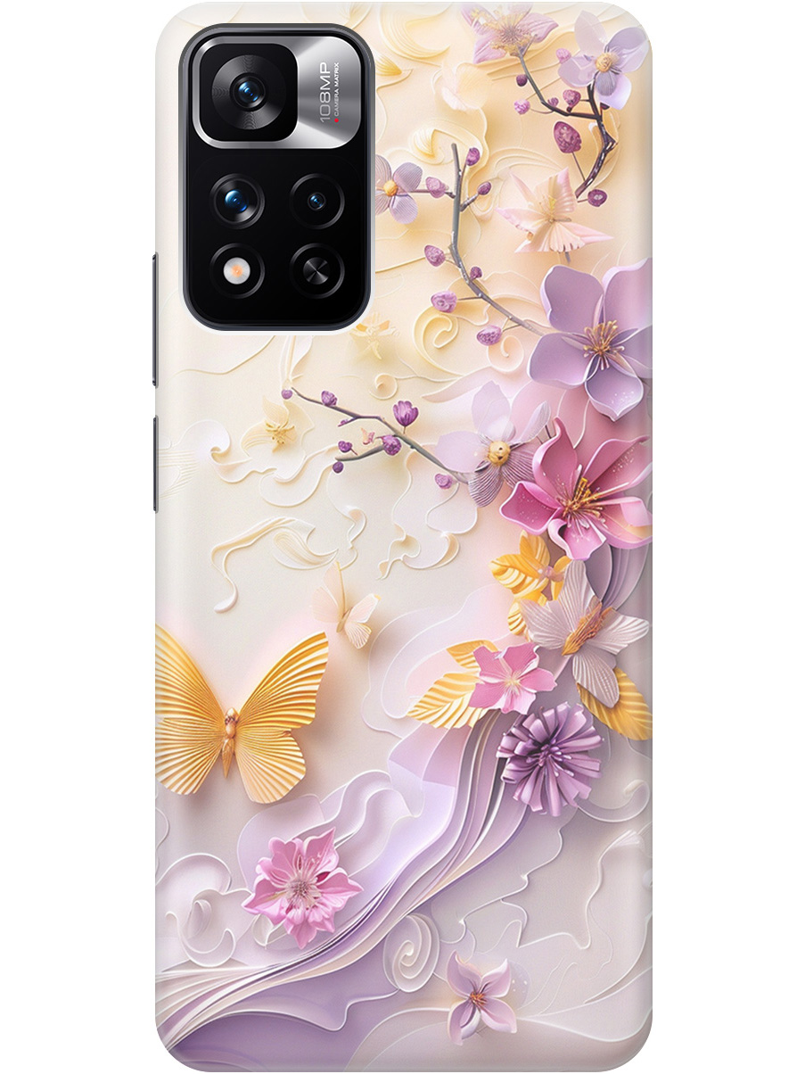 

Силиконовый чехол на Xiaomi Redmi Note 11 Pro+ 5G, Xiaomi 11i с принтом 805218, Прозрачный;белый;оранжевый;фиолетовый, 741736423