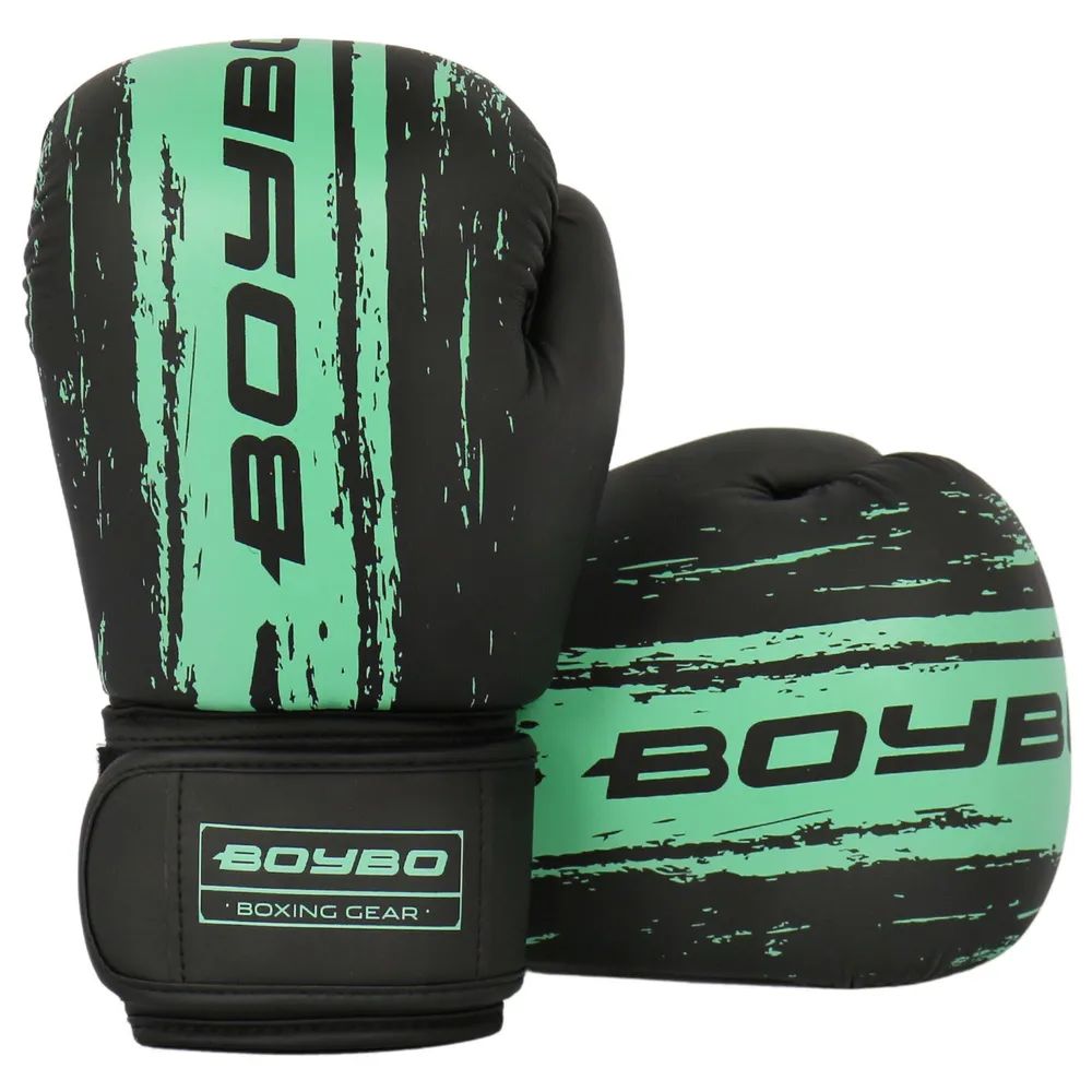 

Перчатки боксерские BoyBo Stain, голубой (6 OZ)