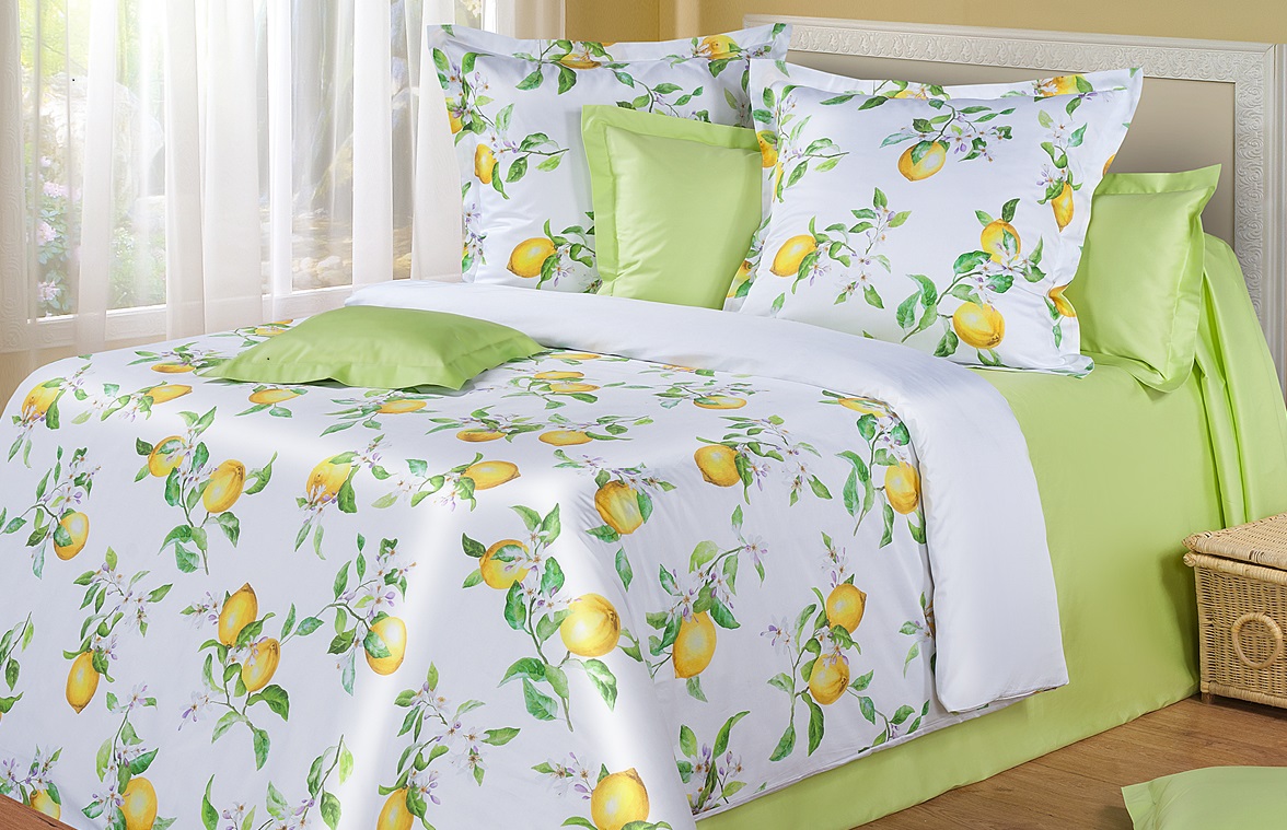 

Постельное белье Cotton Dreams Limoncello лимончелло, 70x70 (семейное)