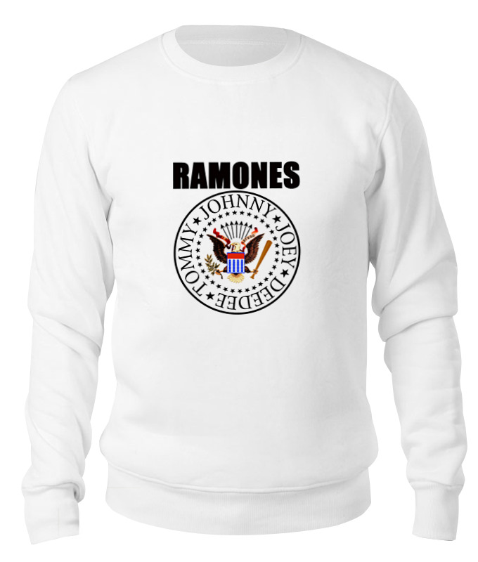 

Свитшот унисекс Printio Ramones белый M, Ramones
