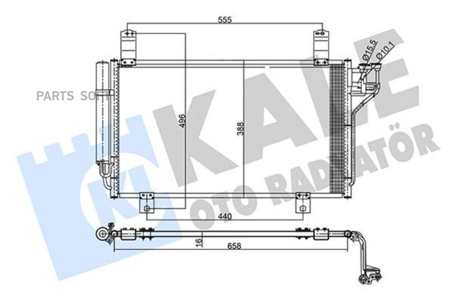 

Радиатор кондиционера mazda cx-5 KALE 357795