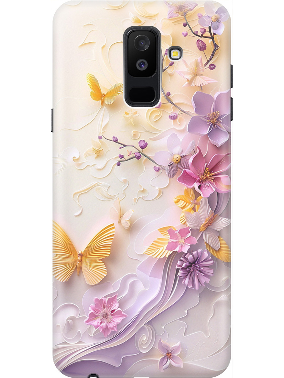 

Силиконовый чехол на Samsung Galaxy A6+ (2018) с принтом "Оранжевые бабочки", Прозрачный;белый;оранжевый;фиолетовый, 717872123