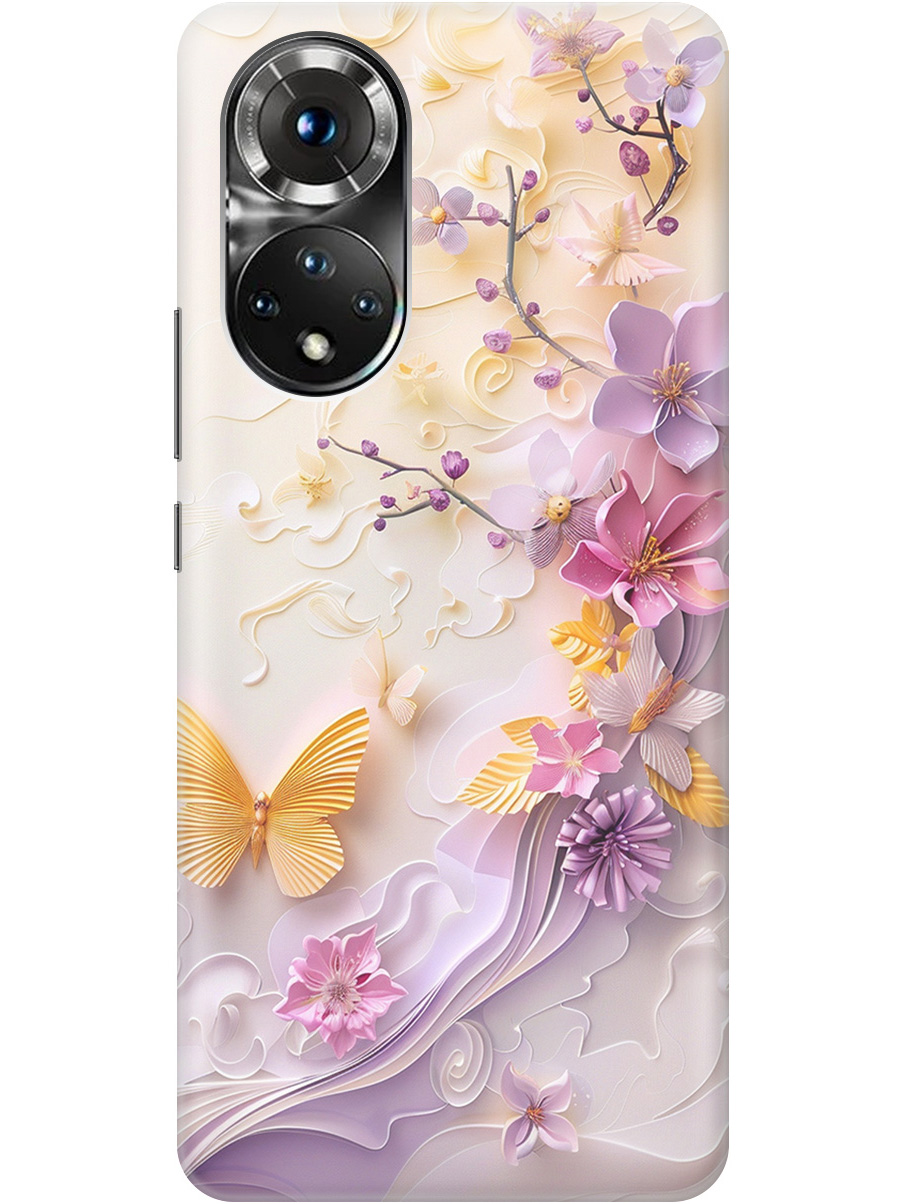 

Силиконовый чехол на Honor 50, Huawei Nova 9 с принтом "Оранжевые бабочки", Прозрачный;белый;оранжевый;фиолетовый, 730829623