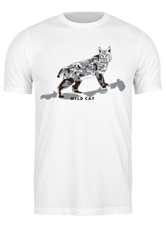 

Футболка мужская Cats here 2984726 Printio белая XL, Cats here 2984726