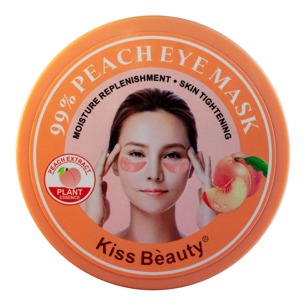 Купить Гидрогелевые патчи для глаз Kiss Beauty 99% Peach Eye Mask с экстрактом персика, 60 шт.