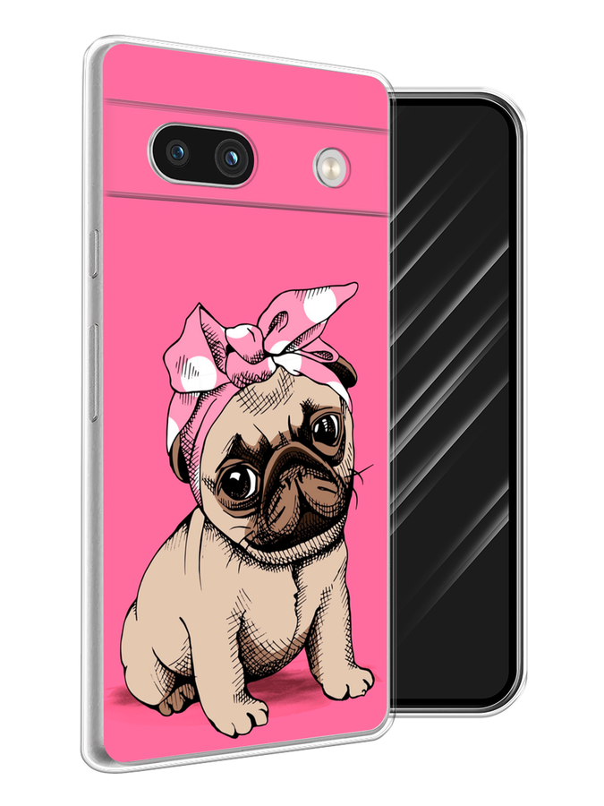 

Чехол Awog на Google Pixel 7A "Dog Pin-Up", Розовый;бежевый, 271450-2