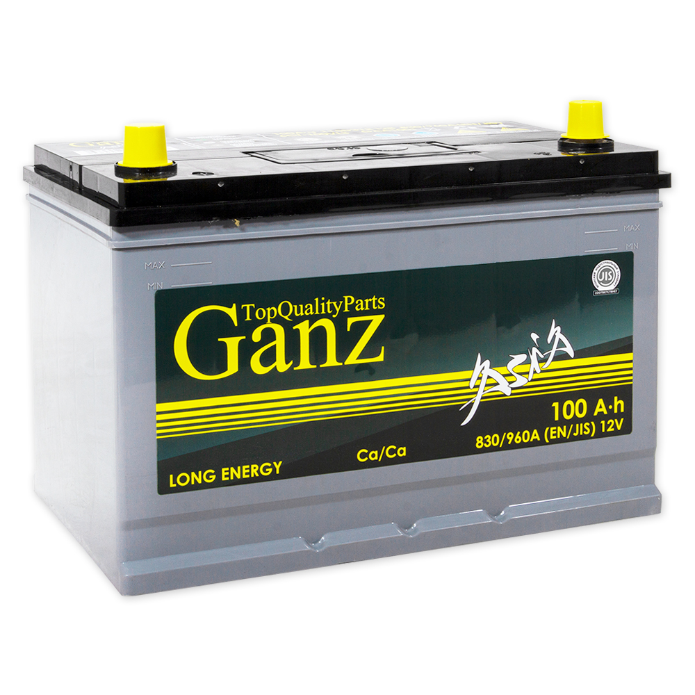 

Аккумулятор GANZ ASIA 100 А/ч 303x175x225 EN830