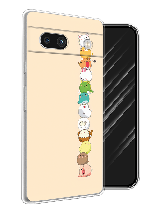 

Чехол Awog на Google Pixel 7A "Питомцы Чиби", Желтый, 271450-2