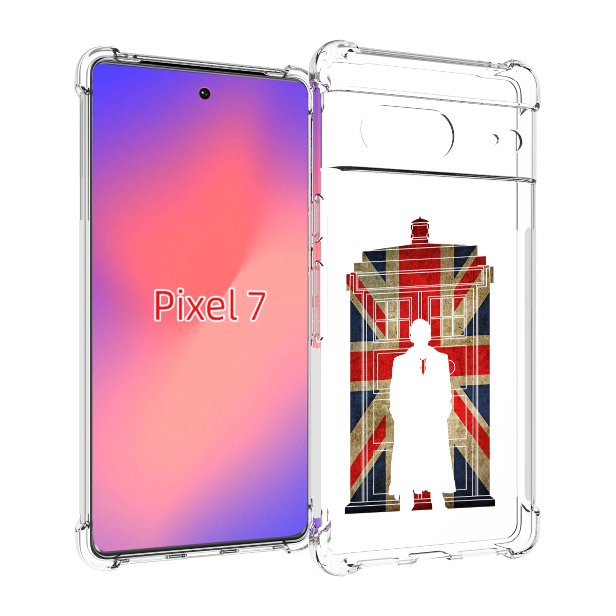 

Чехол Mypads Шерлок Холмс Для Google Pixel 7, Прозрачный, Tocco