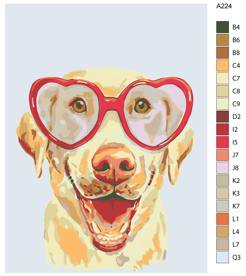 

Картина по номерам, "Живопись по номерам", 45 х 60, A224, A224