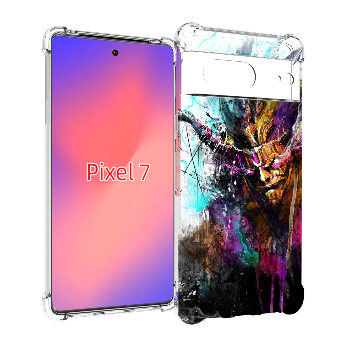 

Чехол Mypads Яркий Дьявол Для Google Pixel 7, Прозрачный, Tocco