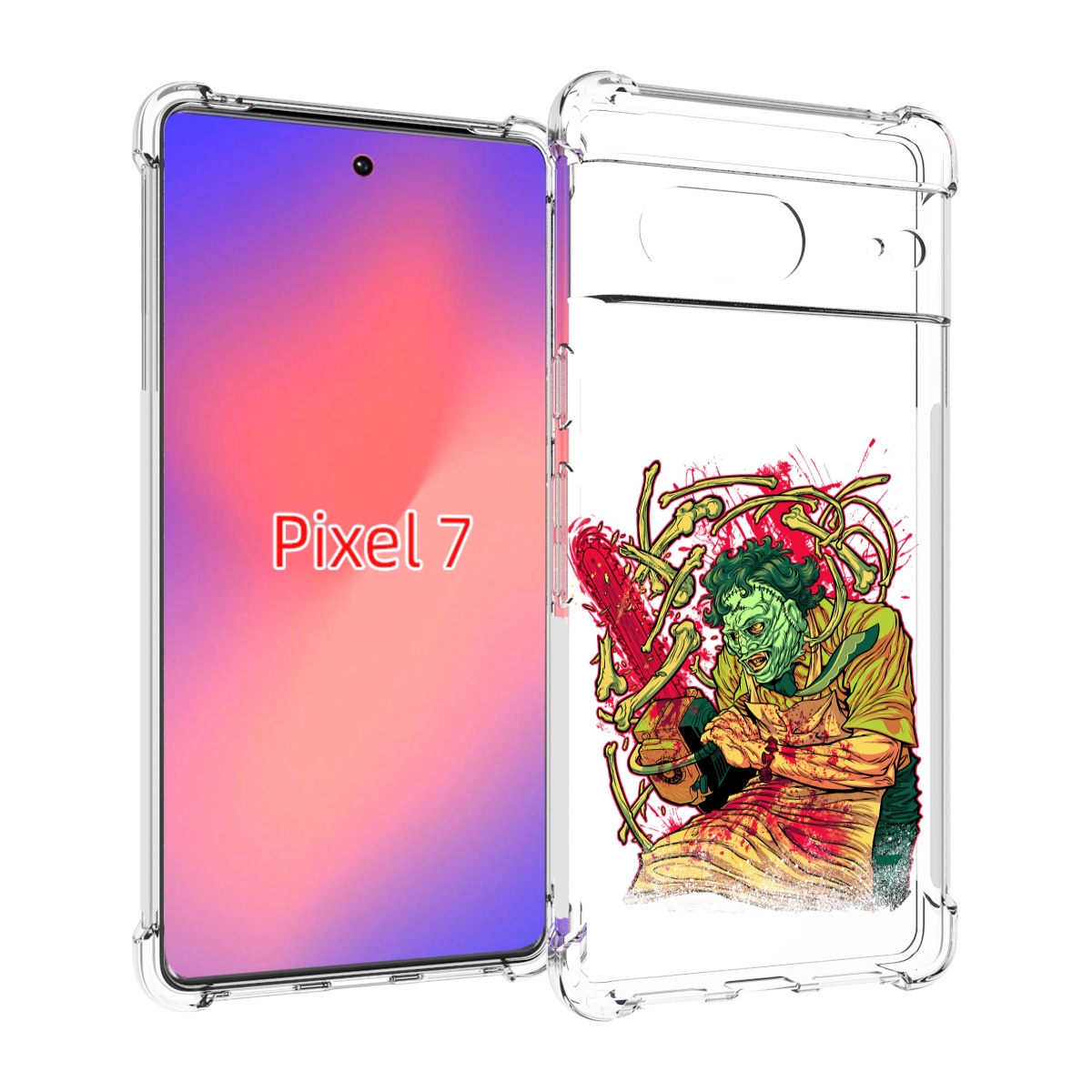 

Чехол Mypads Яркий Мясник Для Google Pixel 7, Прозрачный, Tocco