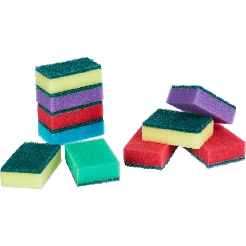 

Губки для посуды, 80x55x25мм, 10шт