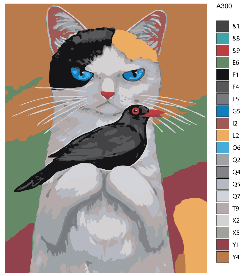 

Картина по номерам, "Живопись по номерам", 45 х 60, A300, A300