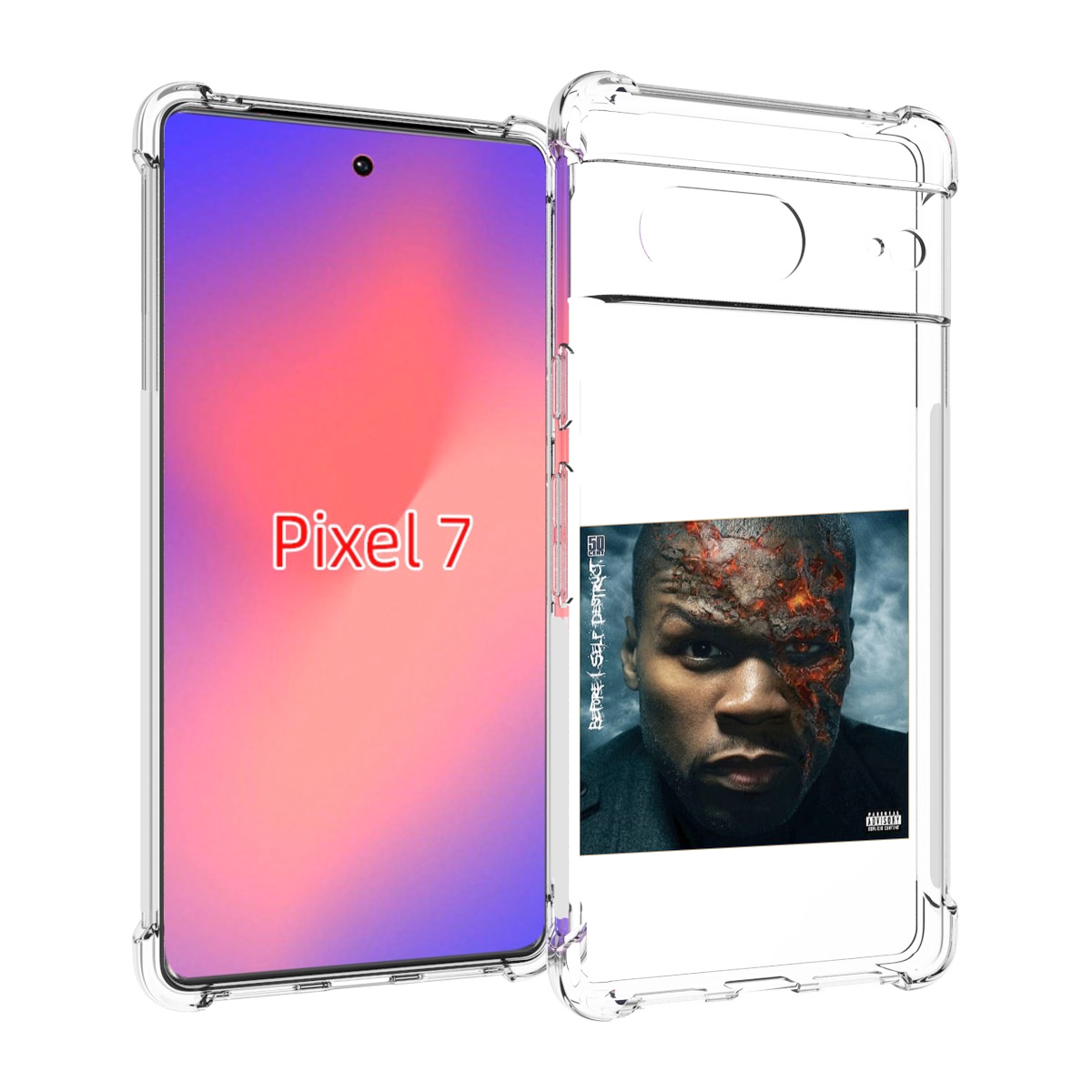 

Чехол Mypads 50 Cent - Before I Self Destruct Мужской Для Google Pixel 7, Прозрачный, Tocco