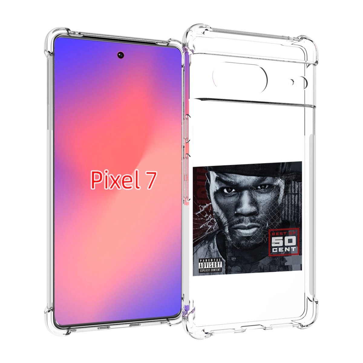

Чехол Mypads 50 Cent - Best Of Для Google Pixel 7, Прозрачный, Tocco
