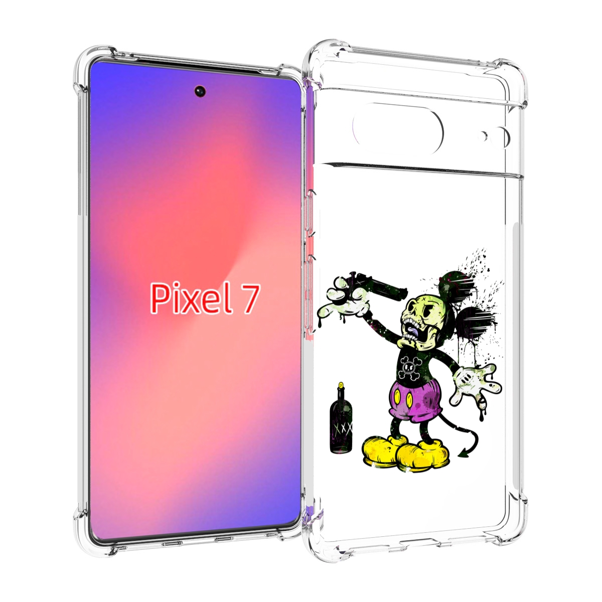 

Чехол Mypads Драг Микки Для Google Pixel 7, Прозрачный, Tocco