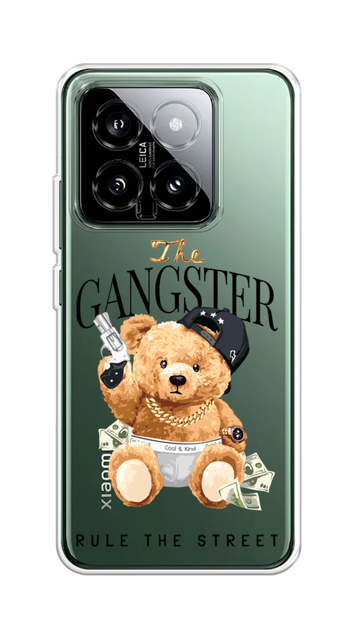 

Чехол на Xiaomi 14 "The Gangster", Бежевый;серый;черный, 320350-1