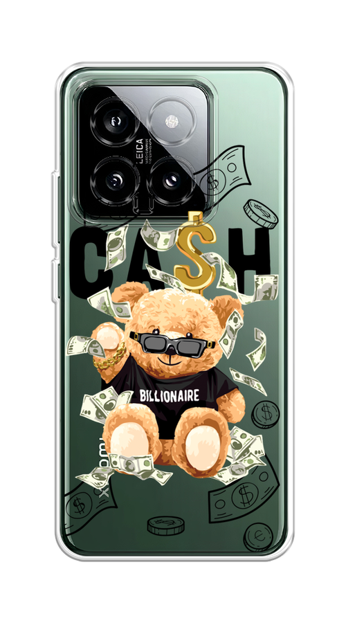 

Чехол на Xiaomi 14 "Big cash", Черный;серый;бежевый, 320350-1