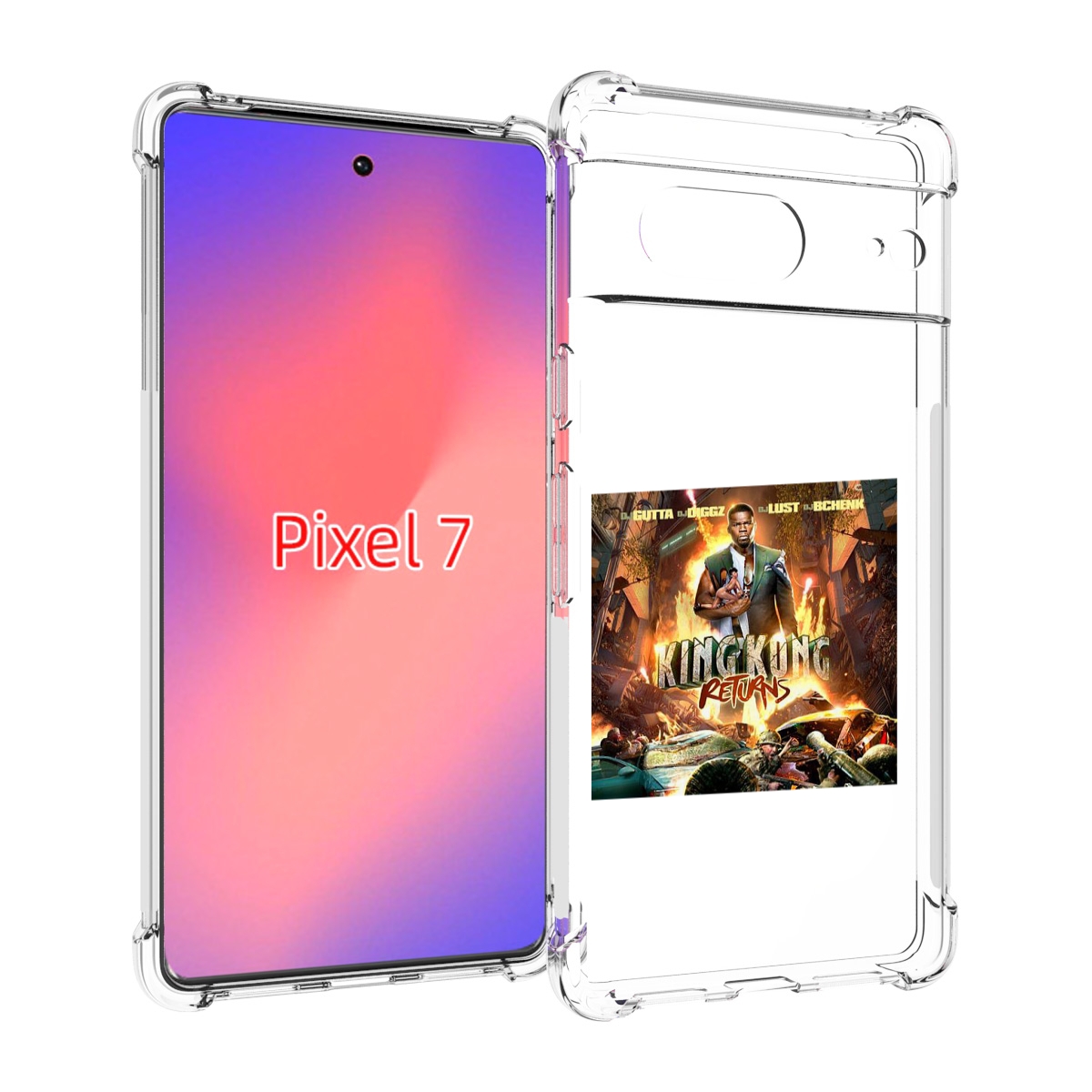 

Чехол Mypads 50 Cent - King Kong Returns Для Google Pixel 7, Прозрачный, Tocco