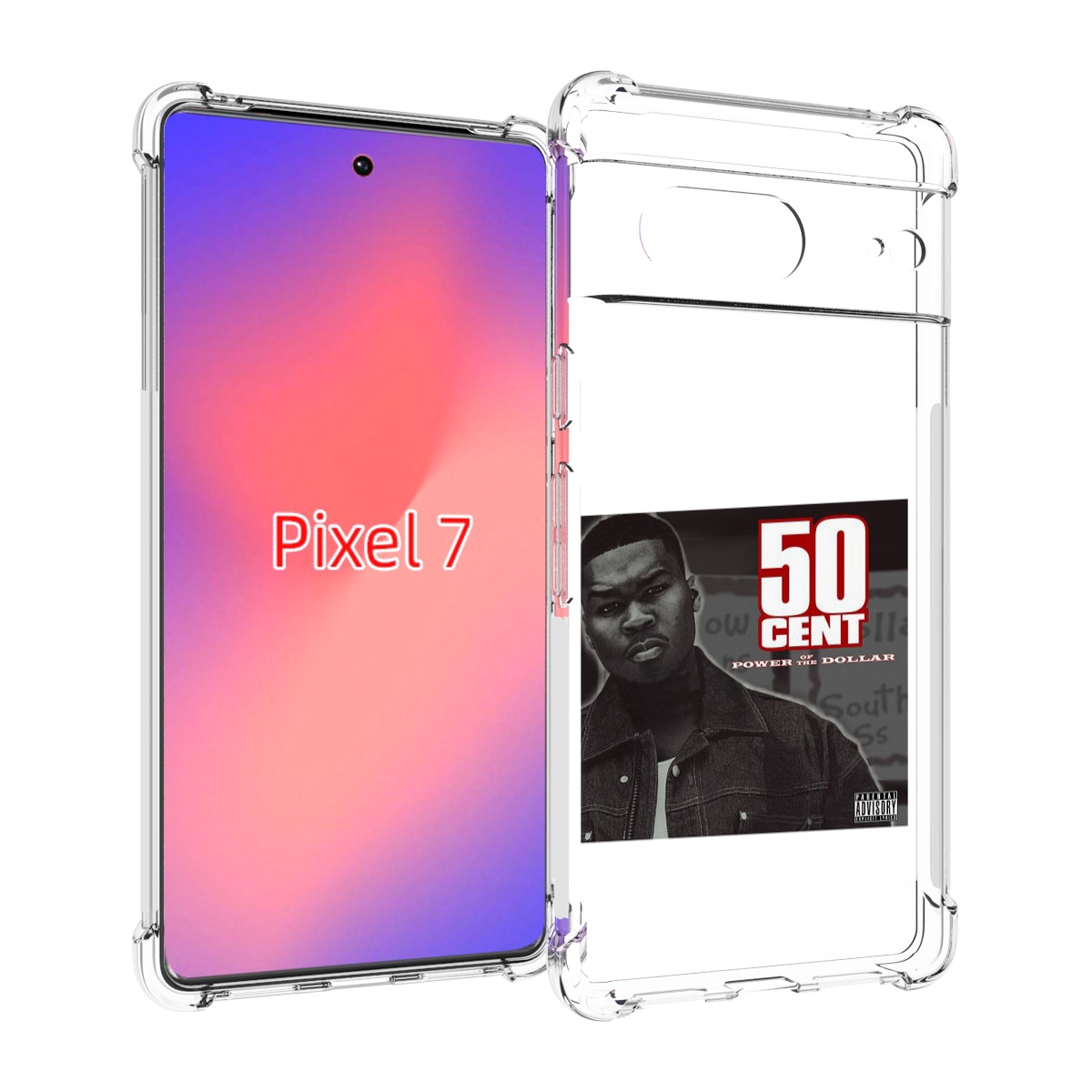 

Чехол Mypads 50 Cent - Power Of The Dollar Для Google Pixel 7, Прозрачный, Tocco