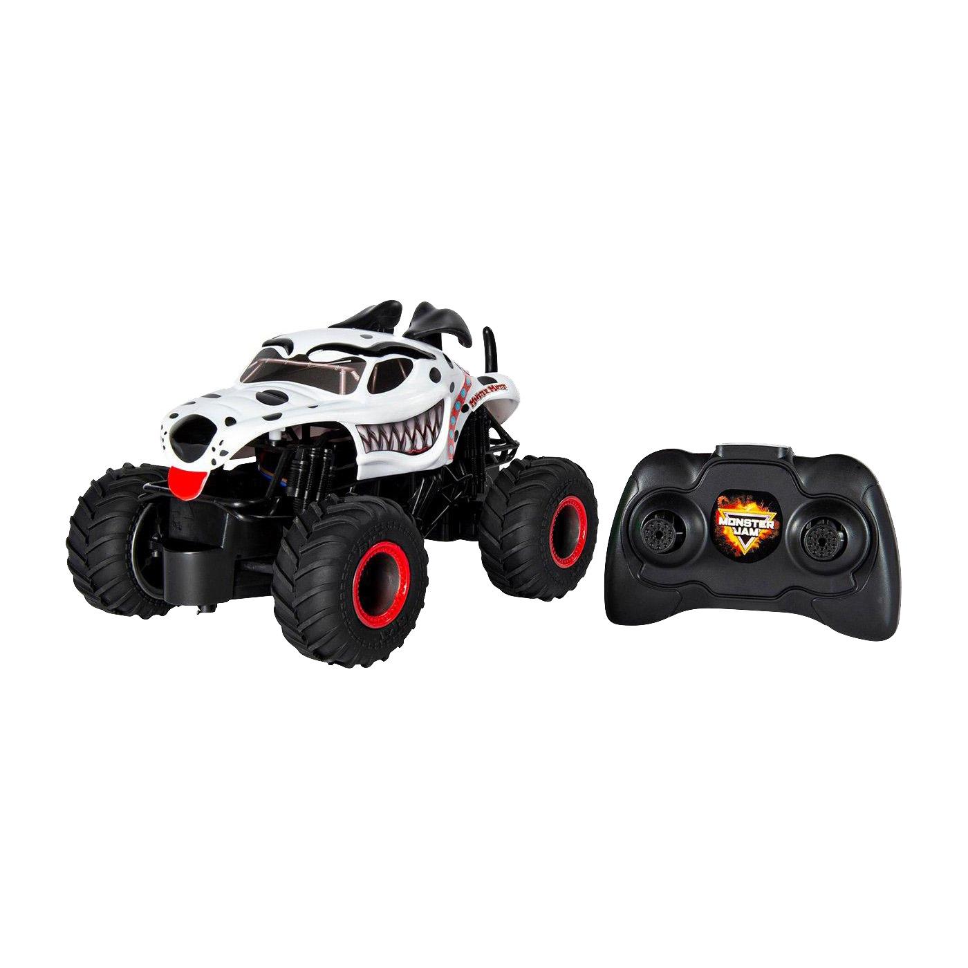 Машина на радиоуправлении Monster Jam Rc Долматин, 1:24, белый