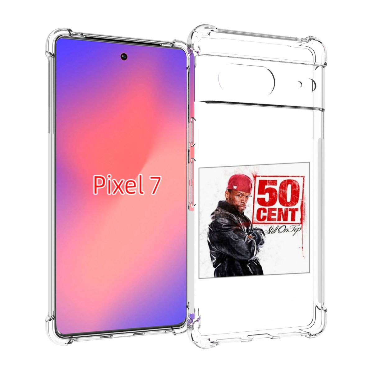 

Чехол Mypads 50 Cent - Still On Top Для Google Pixel 7, Прозрачный, Tocco