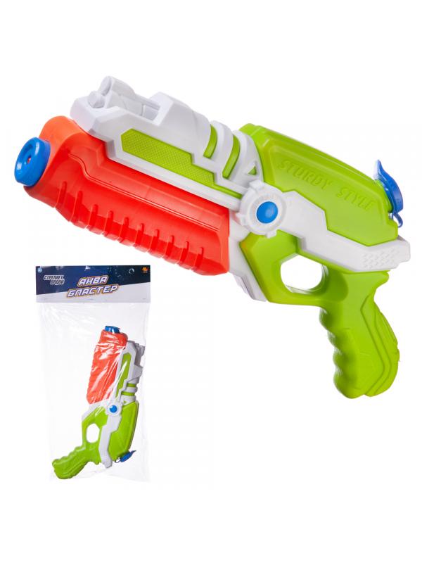 Водное оружие игрушечное Abtoys Аквабластер бело-зеленый 1000мл abtoys водное оружие аквабластер 800 мл s 00192
